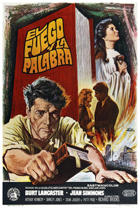 Elmer Gantry 1960 - Burt Lancaster - Spain - Classic Movie Poster