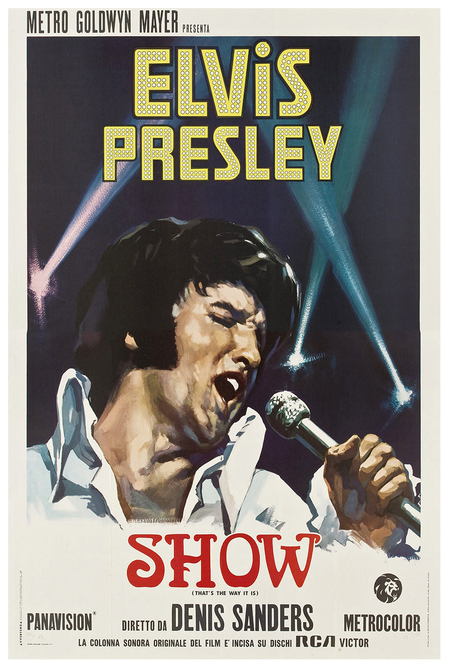 Elvis That's the Way It Is 1970 - Italy - Classic Movie Poster