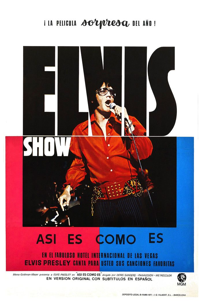 Elvis That's the Way It Is 1970 - Spain - Classic Movie Poster