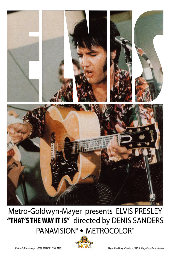 Elvis That's the Way It Is 1970 - UK - Classic Movie Poster