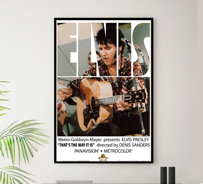 Elvis That's the Way It Is 1970 - UK - Classic Movie Poster