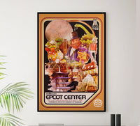 Epcot Center - Disneyworld - 1982 Opening - Figment - Disneyworld Poster