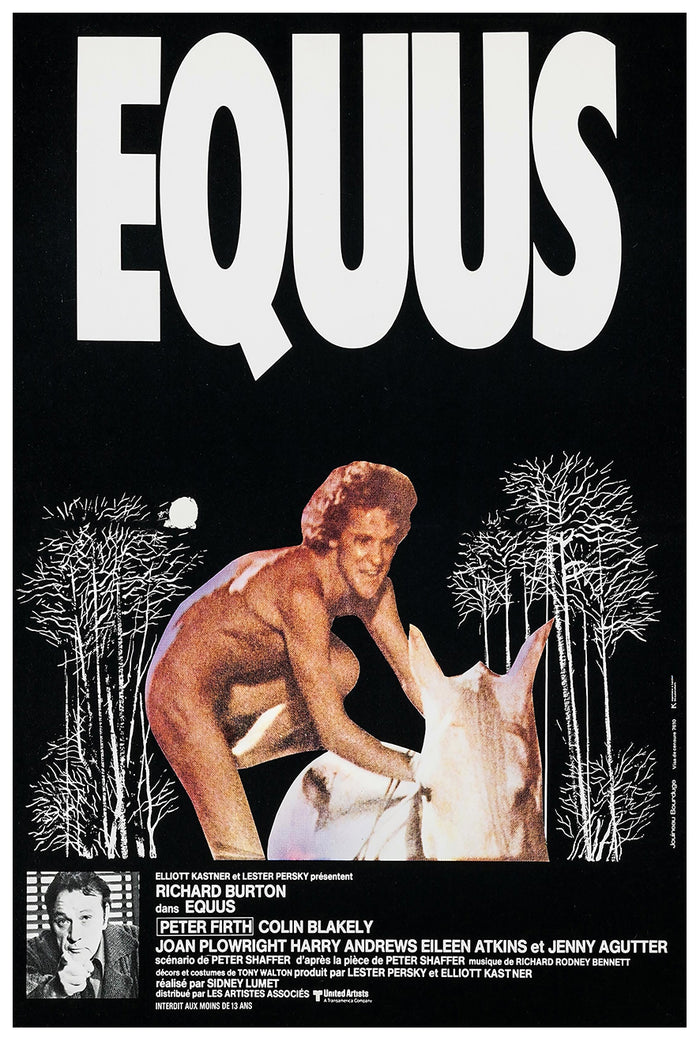 Equus 1977 - Richard Burton - France - Classic Movie Poster