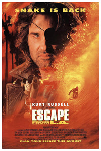 Escape from L.A. 1996 - Teaser v1 - Kane Russell - Vintage Classic Movie Poster