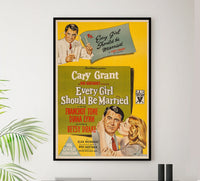 Every Girl Should Be Married 1948 - Cary Grant - Australia - Classic Movie Poster