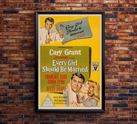 Every Girl Should Be Married 1948 - Cary Grant - Australia - Classic Movie Poster