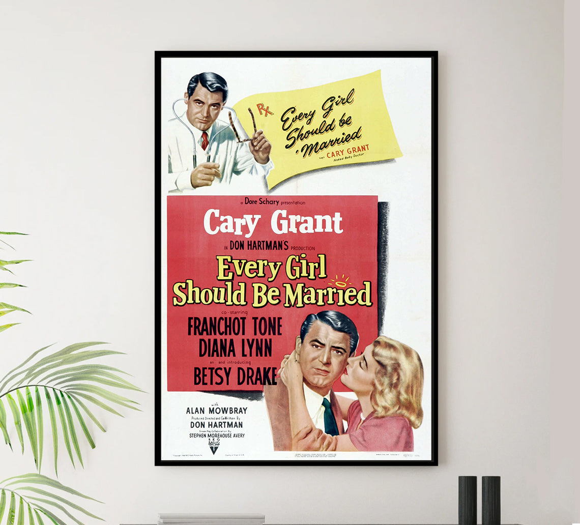 Every Girl Should Be Married 1948 - Cary Grant - US - Classic Movie Poster