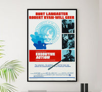 Executive Action 1973 - Burt Lancaster - US (3) - Classic Movie Poster