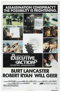 Executive Action 1973 - Burt Lancaster - US - Classic Movie Poster