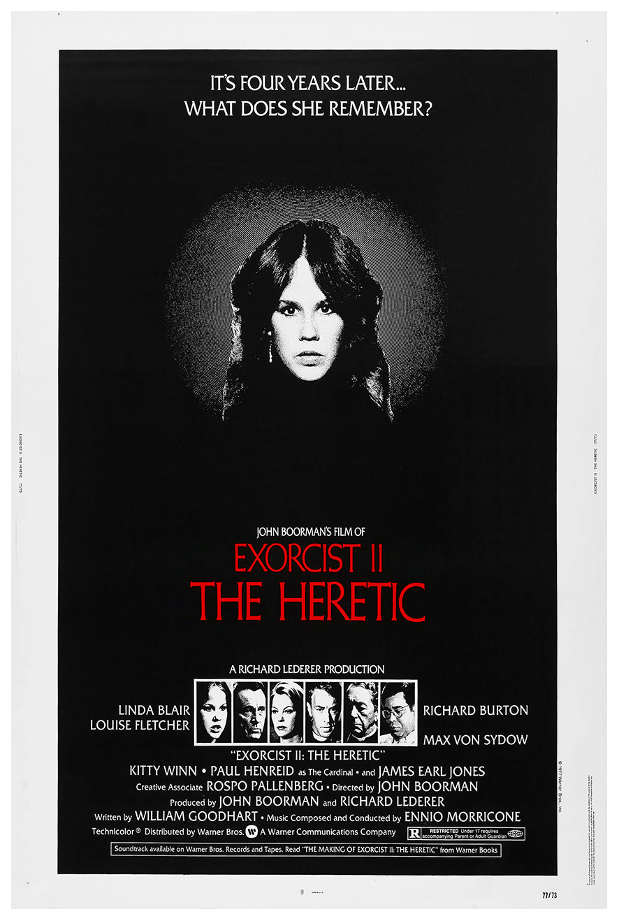 Exorcist II The Heretic 1977 - Richard Burton - US - Classic Movie Poster