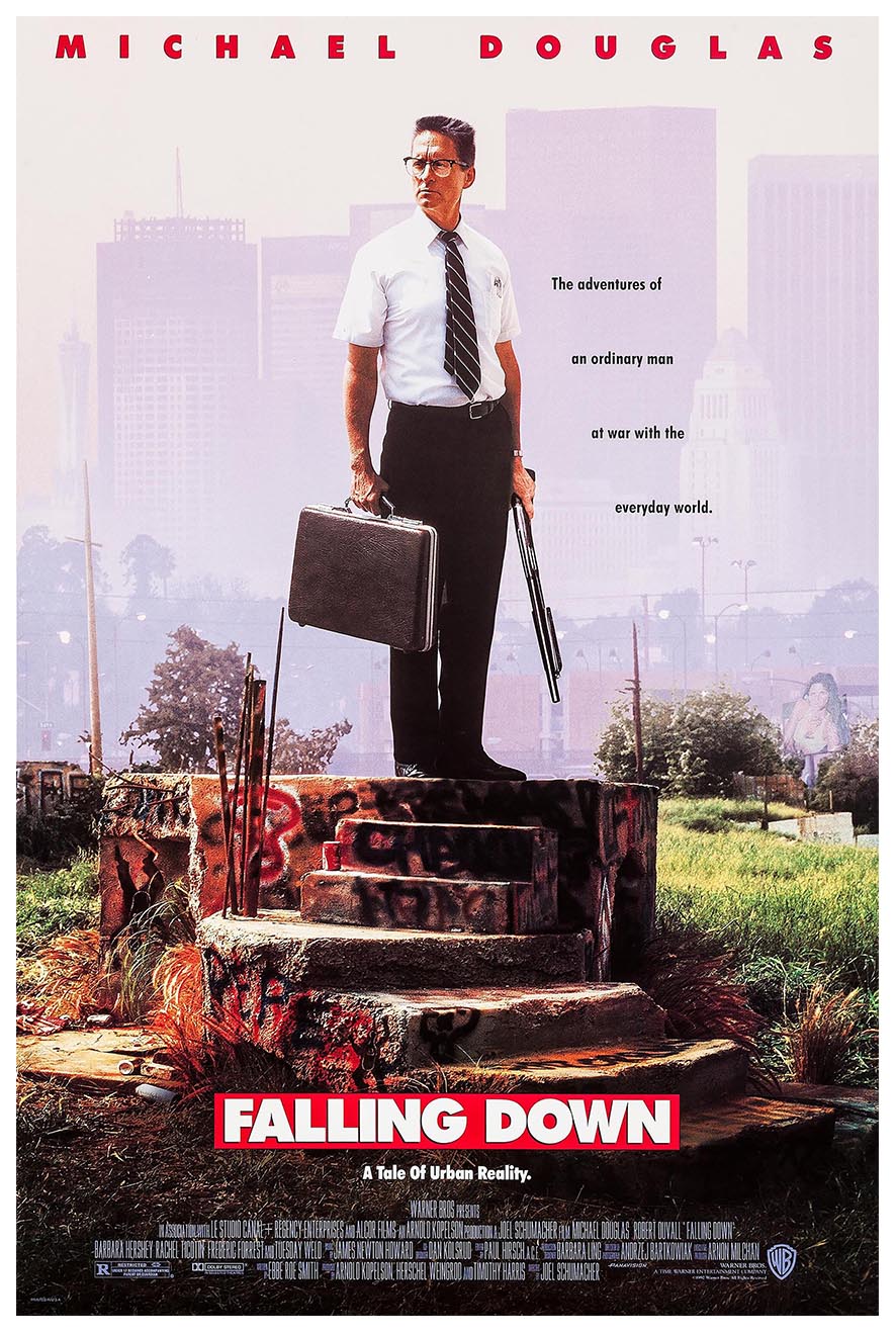 オール・フォール・ダウン　USオリジナル映画ポスター Falling Down - Michael Douglas - Classic Movie Poster – Lost