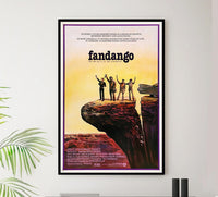 Fandango 1985 - Kevin Costner - Vintage Classic Movie Poster