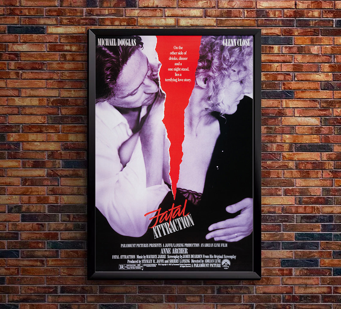 Fatal Attraction 1987 - Michael Douglas - US - Classic Movie Poster