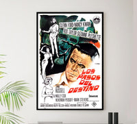 Fate Is the Hunter 1964 - Spanish - Vintage Classic Movie Poster