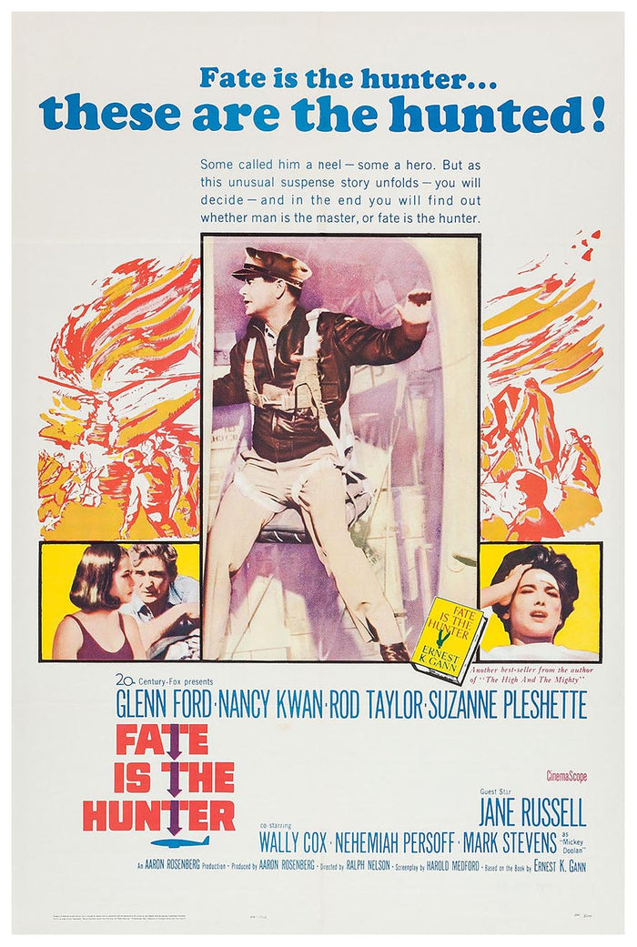 Fate Is the Hunter 1964 v1 - Vintage Classic Movie Poster