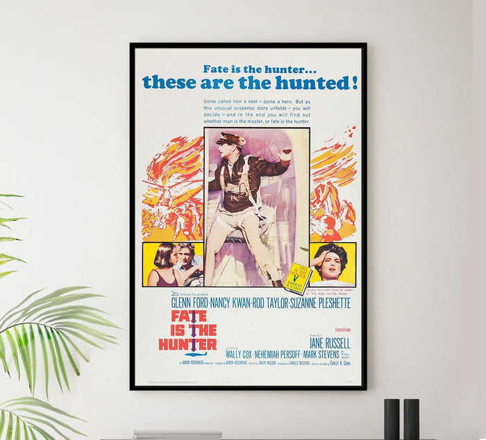 Fate Is the Hunter 1964 v1 - Vintage Classic Movie Poster