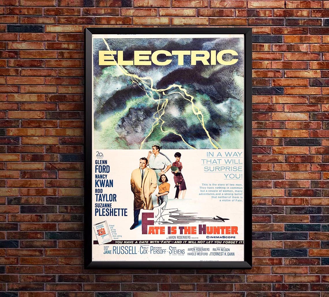 Fate Is the Hunter 1964 v2 - Vintage Classic Movie Poster