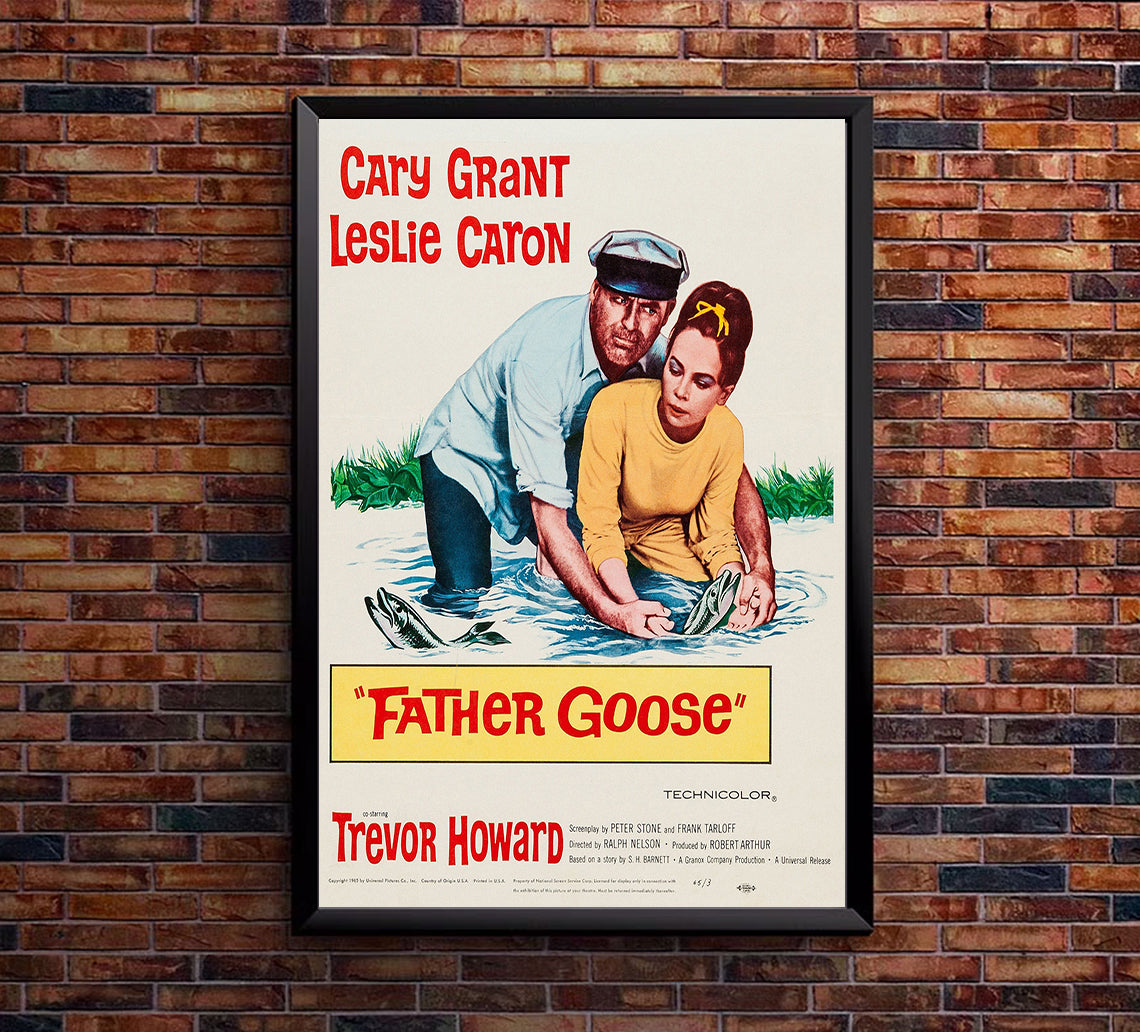 Father Goose 1964 - Cary Grant - US (2) - Classic Movie Poster