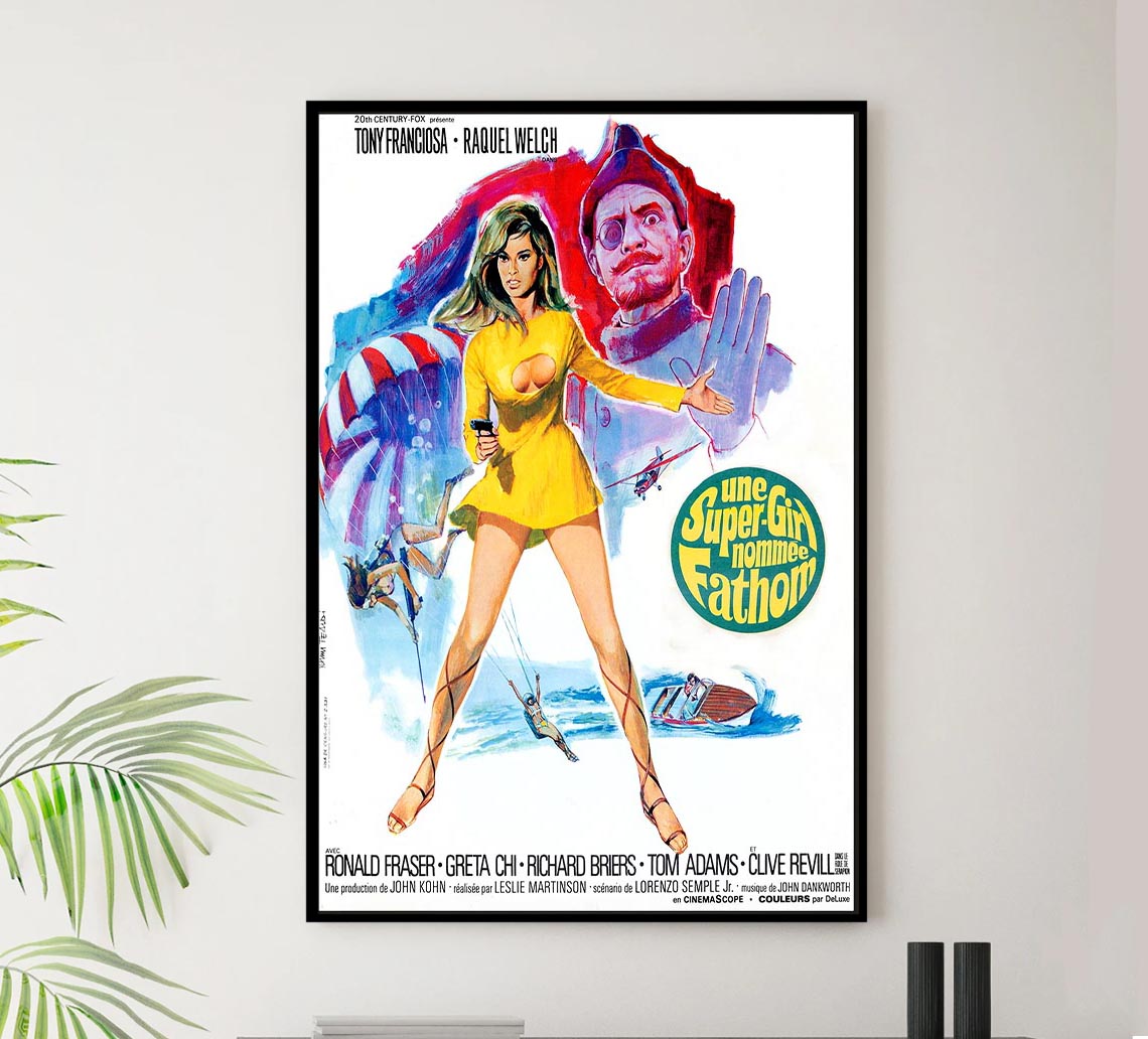 Fathom 1967 - French - Classic Movie Poster