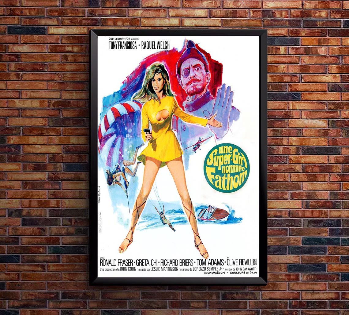 Fathom 1967 - French - Classic Movie Poster