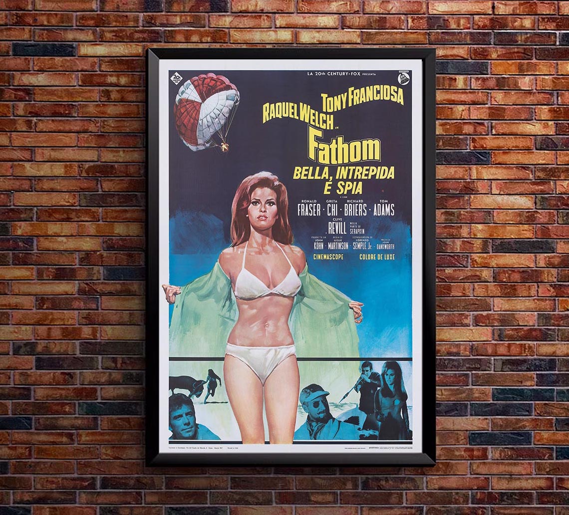 Fathom 1967 - Italian - Classic Movie Poster