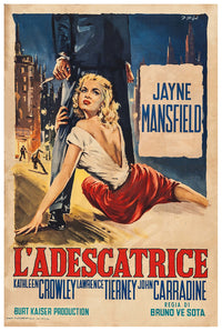 Female Jungle 1956 - Jayne Mansfield - Italy - Classic Movie Poster