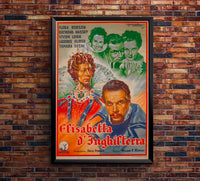 Fire Over England 1937 - Laurence Olivier - Italy - Classic Movie Poster