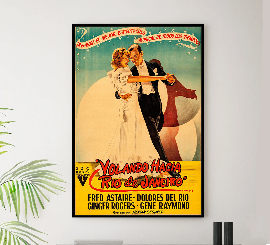Flying Down to Rio 1933 - Argentina - Classic Movie Poster