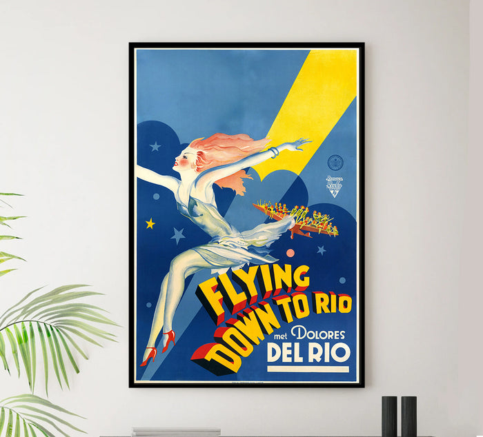 Flying Down to Rio 1933 - Netherlands - Classic Movie Poster
