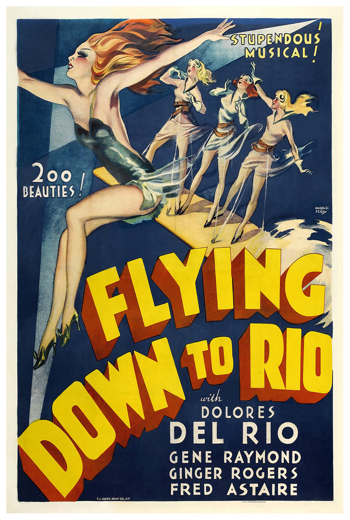 Flying Down to Rio 1933 - US - Classic Movie Poster