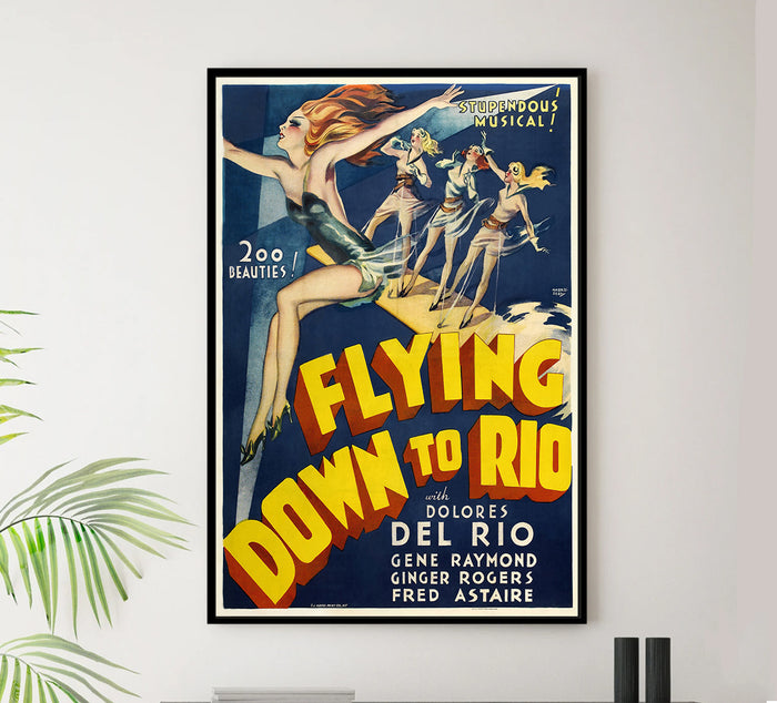 Flying Down to Rio 1933 - US - Classic Movie Poster