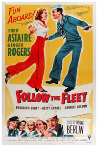 Follow the Fleet 1936 - US (3) - Classic Movie Poster