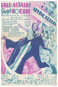 Follow the Fleet 1936 - US (8) - Classic Movie Poster