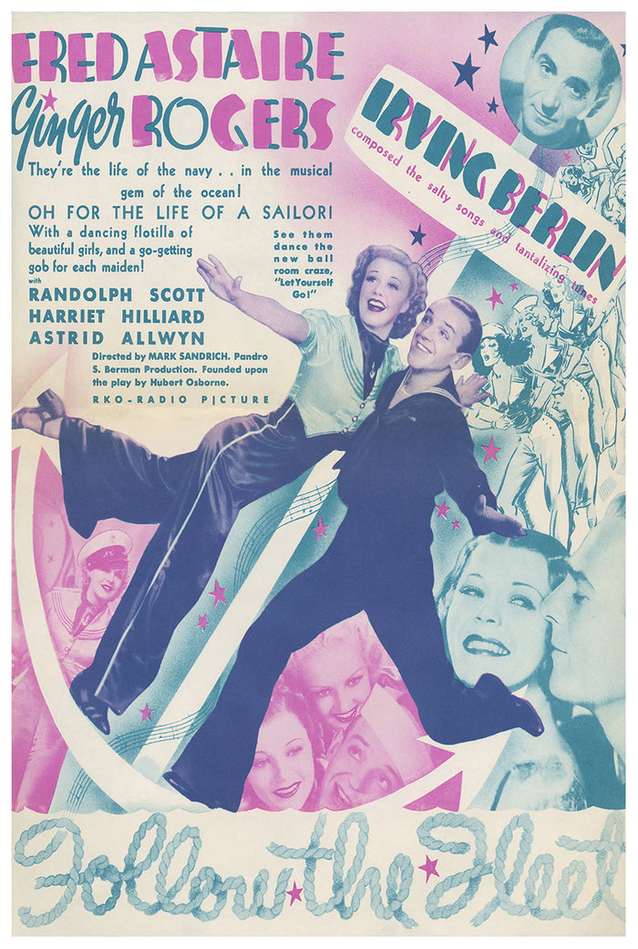 Follow the Fleet 1936 - US (8) - Classic Movie Poster