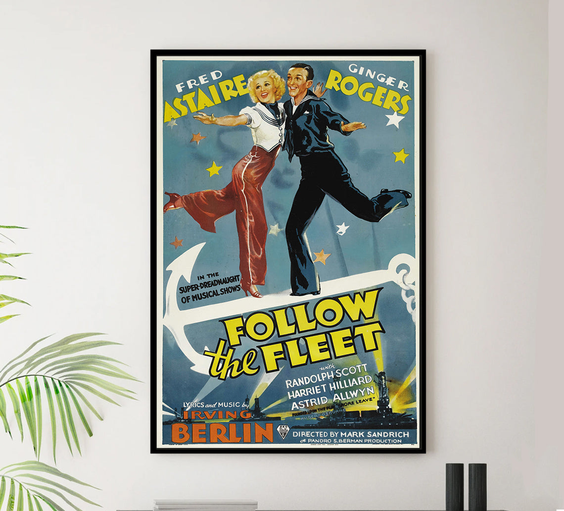 Follow the Fleet 1936 - US - Classic Movie Poster