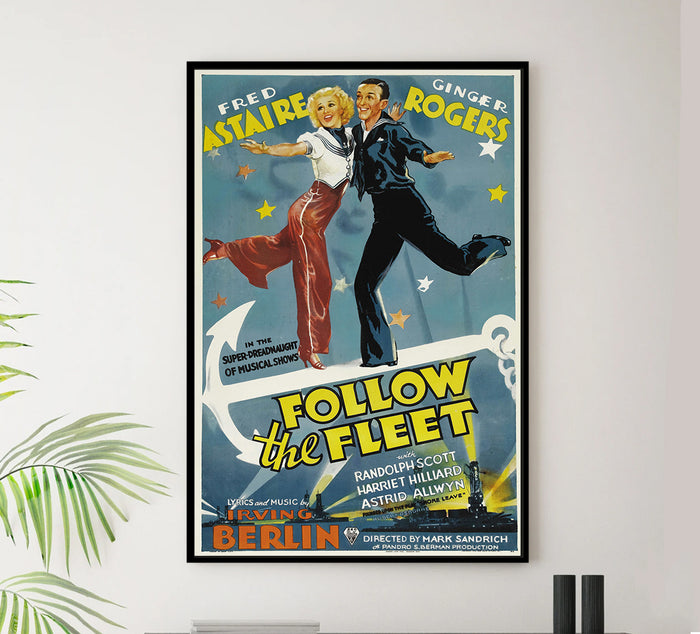 Follow the Fleet 1936 - US - Classic Movie Poster