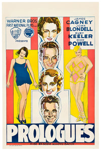 Footlight Parade 1933 - James Cagney - Belgium - Classic Movie Poster