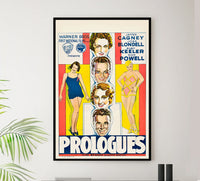 Footlight Parade 1933 - James Cagney - Belgium - Classic Movie Poster
