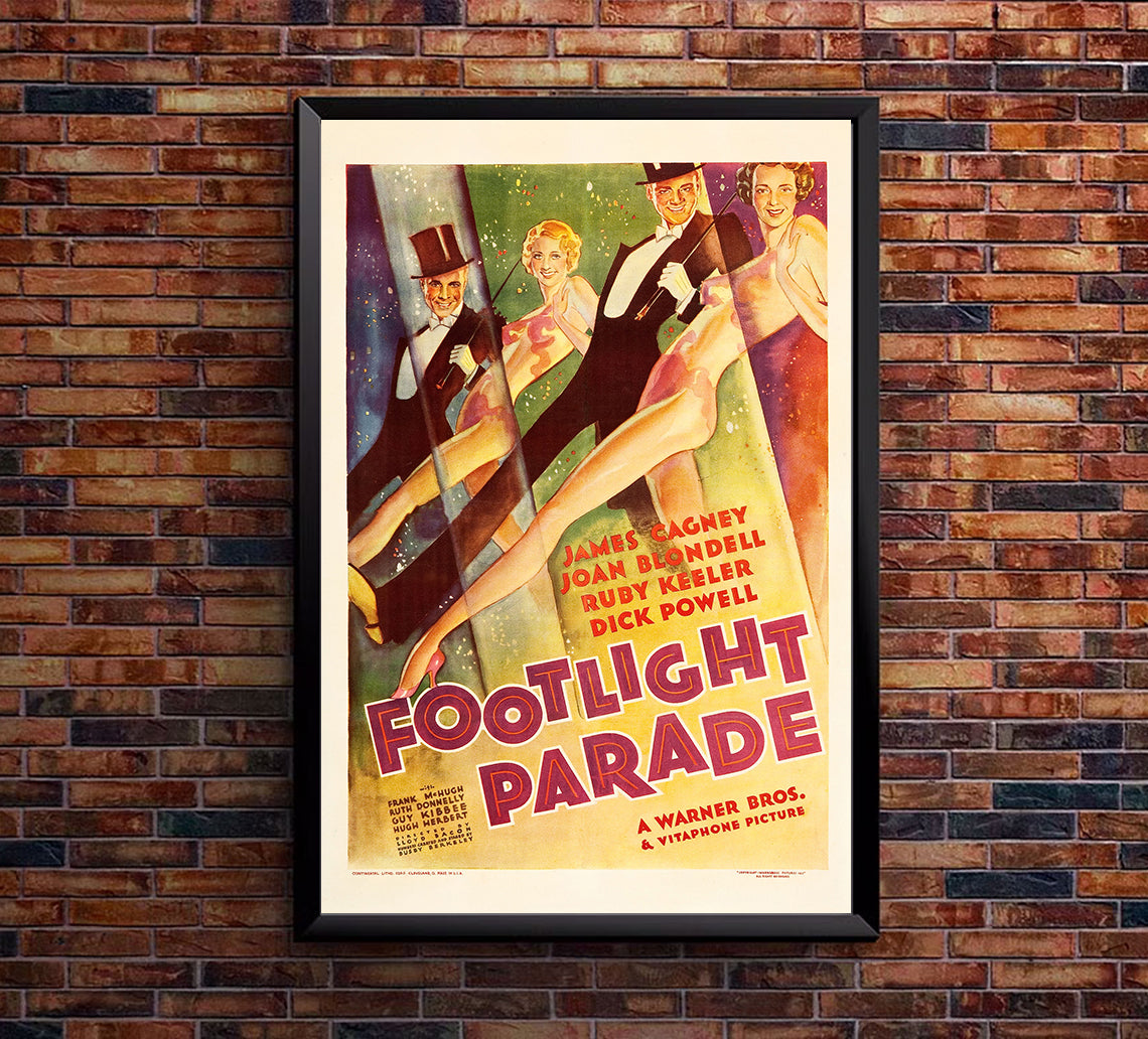 Footlight Parade 1933 - James Cagney - US 2 - Classic Movie Poster