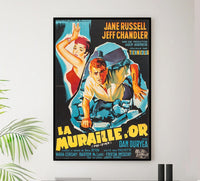 Foxfire 1955 - French - Vintage Classic Movie Poster
