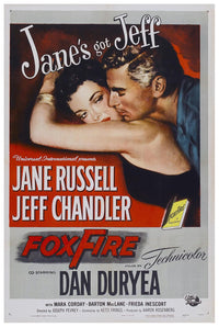 Foxfire 1955 v1 - Vintage Classic Movie Poster