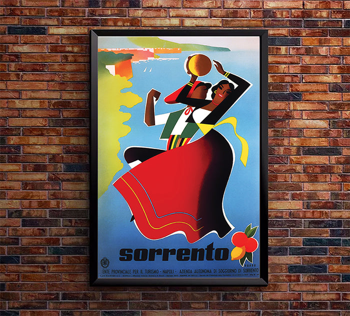 Italy - Sorrento - Vintage Travel Poster