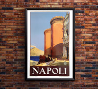 Italy - Napoli - Vintage Travel Poster