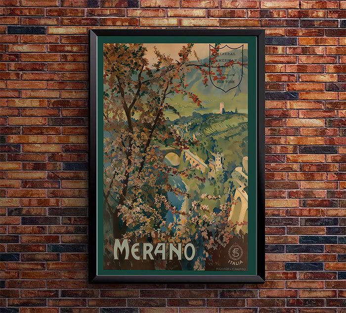 Italy - Merano - Vintage Travel Poster