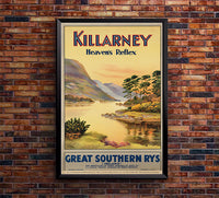 Ireland - Killarney  - Vintage Travel Poster