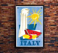 italy - Vintage Travel Poster