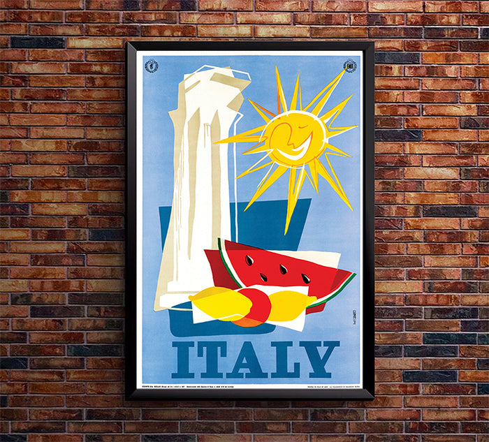 italy - Vintage Travel Poster