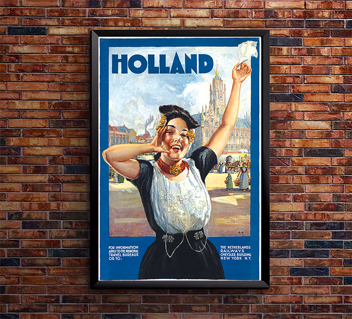 Holland - Vintage Travel Poster