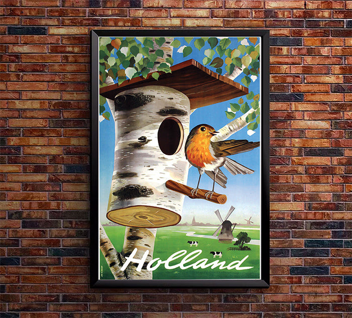 Holland v3 - Vintage Travel Poster