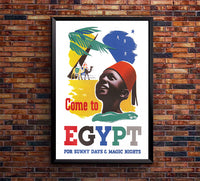 Come to Egypt - Vintage Travel Poster